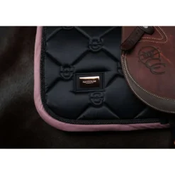 Equestrian Stockholm Zadeldekje Springen Zwart/Blush