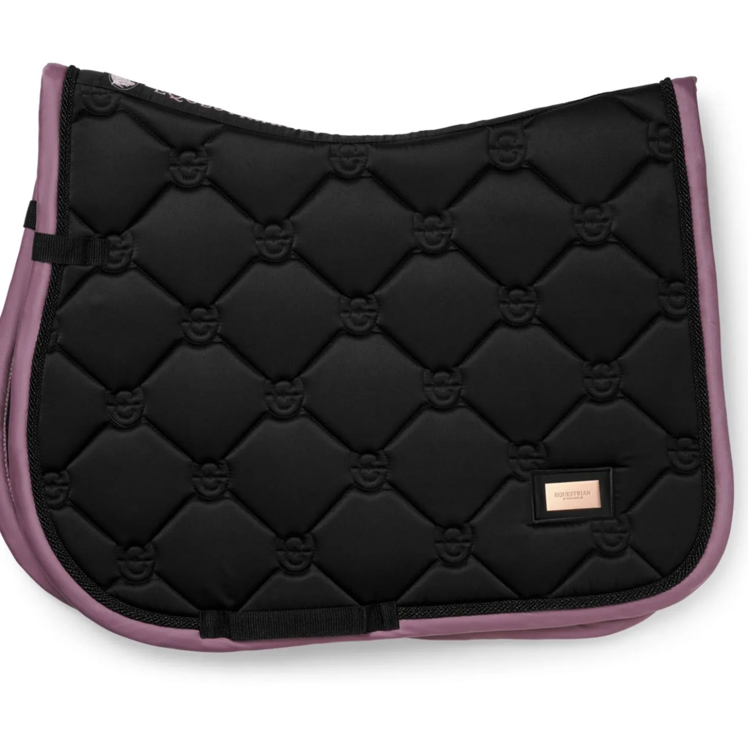 Equestrian Stockholm Zadeldekje Springen Zwart/Blush