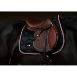 Equestrian Stockholm Zadeldekje Springen Zwart/Blush