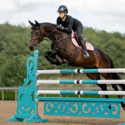 Equestrian Stockholm Zadeldekje Line Springen Roze