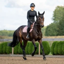 Equestrian Stockholm Zadeldekje Line Springen Roze
