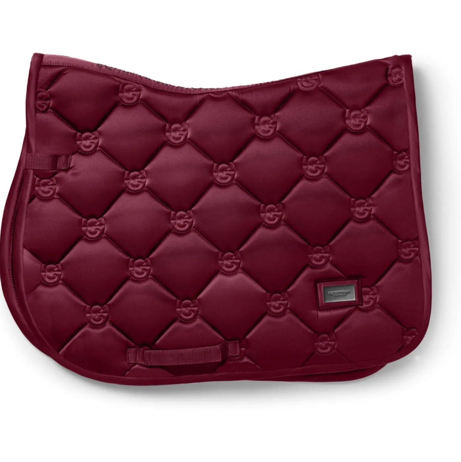 Equestrian Stockholm Zadeldekje Satin Springen Merlot