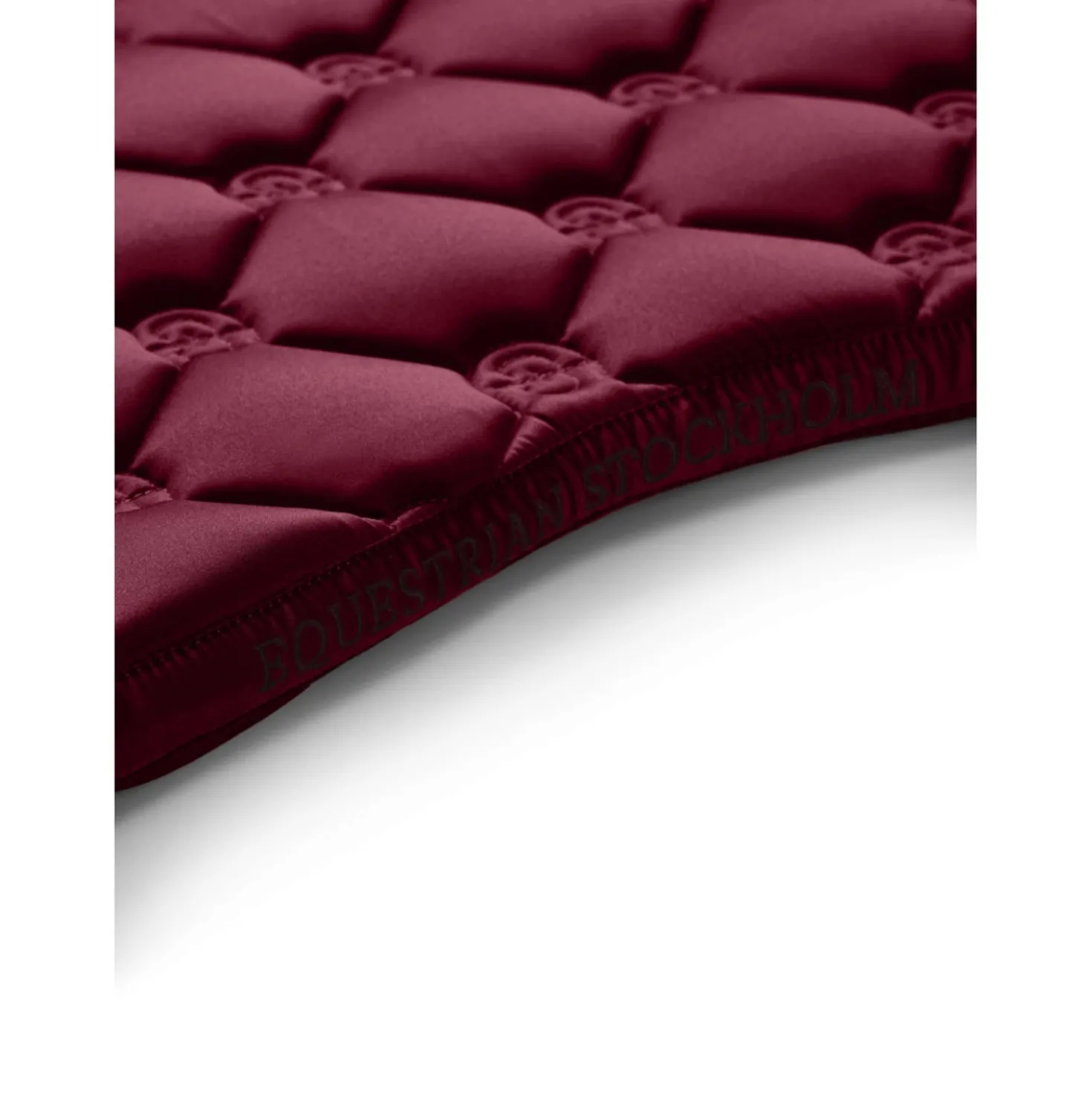 Equestrian Stockholm Zadeldekje Satin Springen Merlot