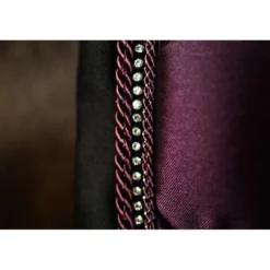 Equestrian Stockholm Zadeldekje Crystal Shine Springen Mauve Wine