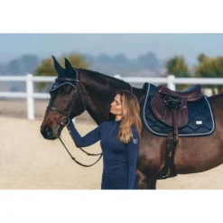 Equestrian Stockholm Zadeldekje Springen Midnight Blue
