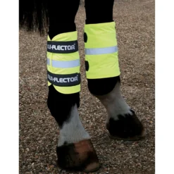 Equi-Flector by Shires Arm/been band Reflecterend Geel