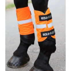 Equi-Flector by Shires Arm/been band Reflecterend Oranje