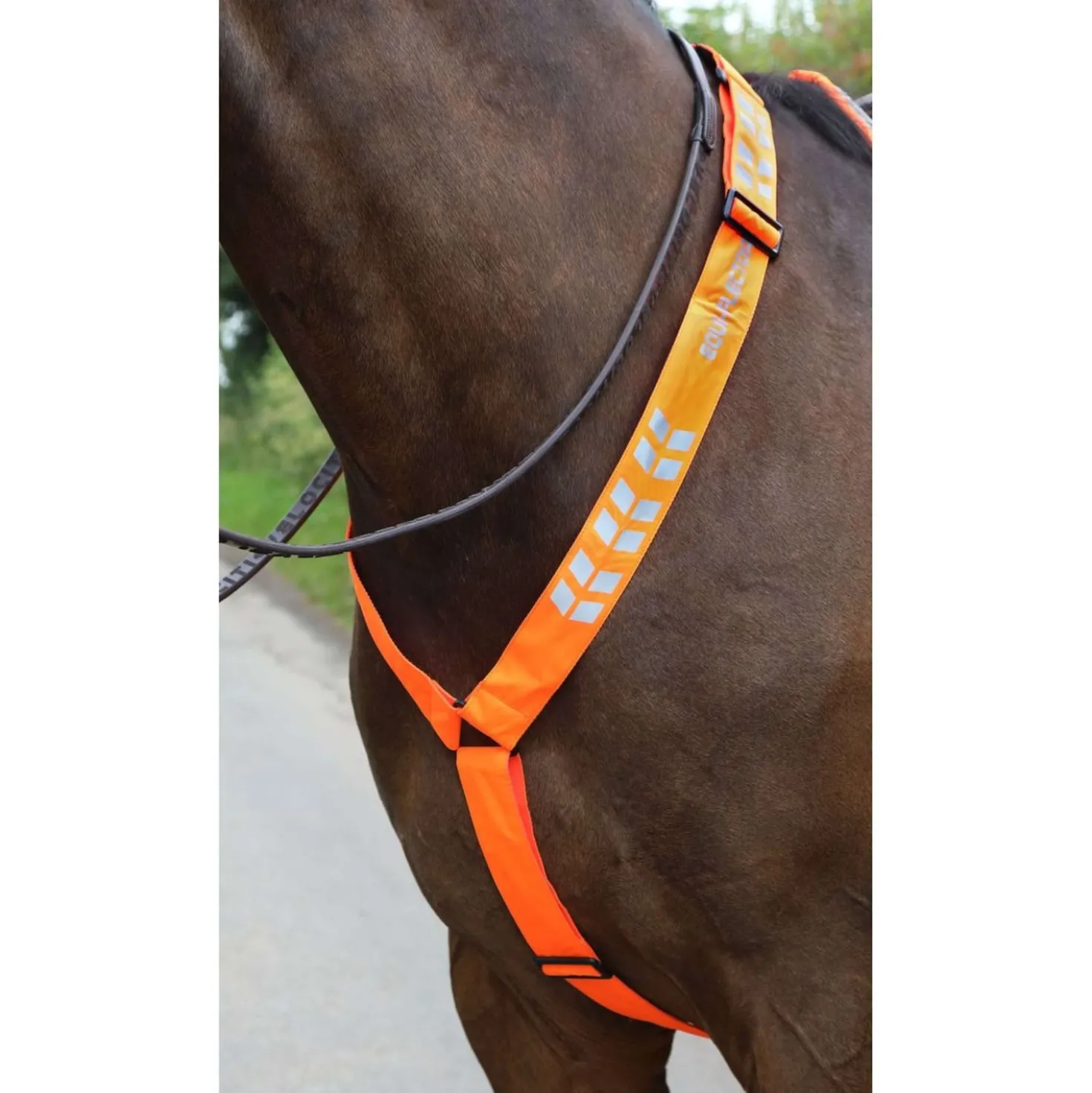 Equi-Flector by Shires Borststuk Reflecterend Oranje