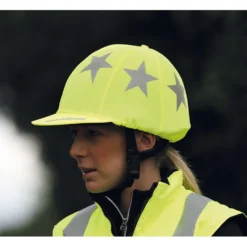 Equi-Flector by Shires Cap Cover Team Yellow