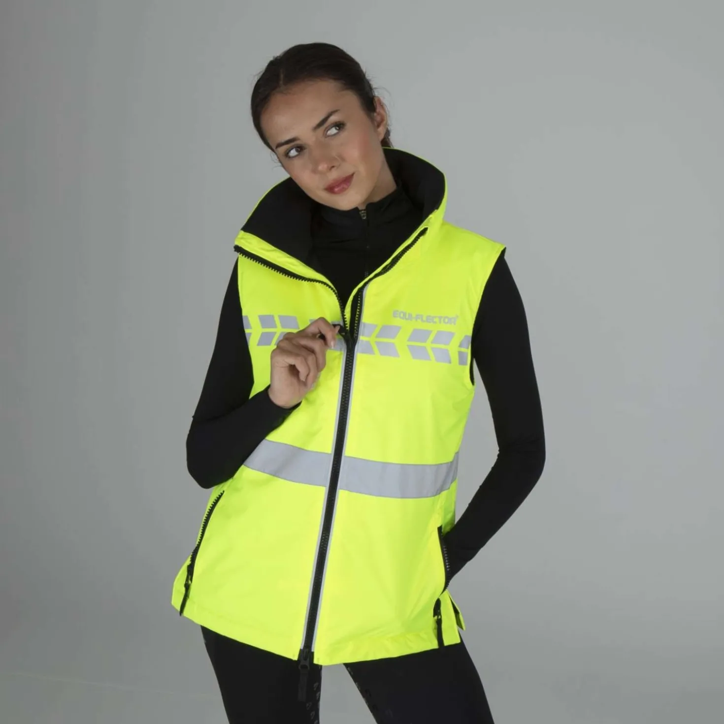 Equi-Flector by Shires Reflectiehesje Geel