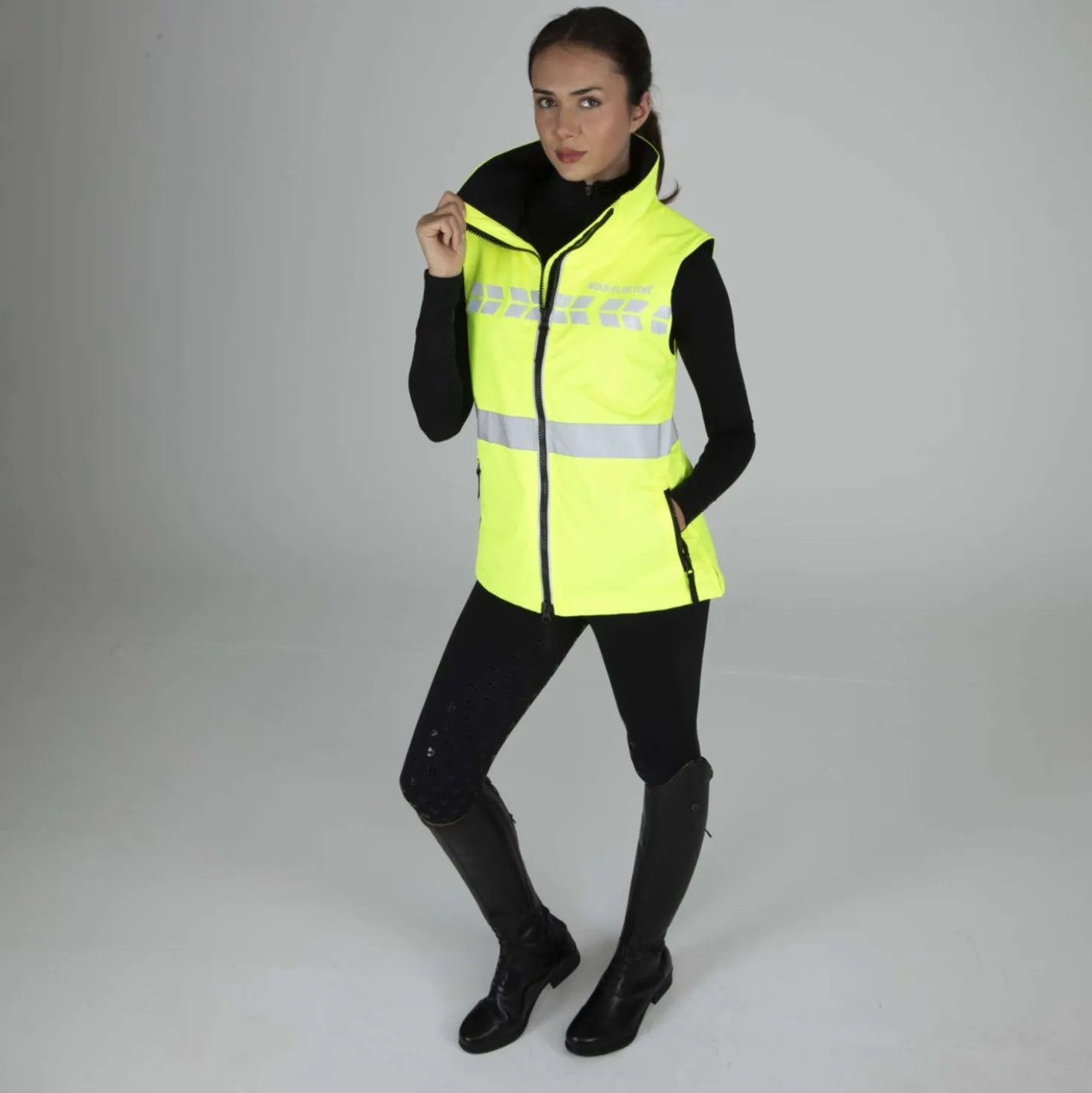 Equi-Flector by Shires Reflectiehesje Geel