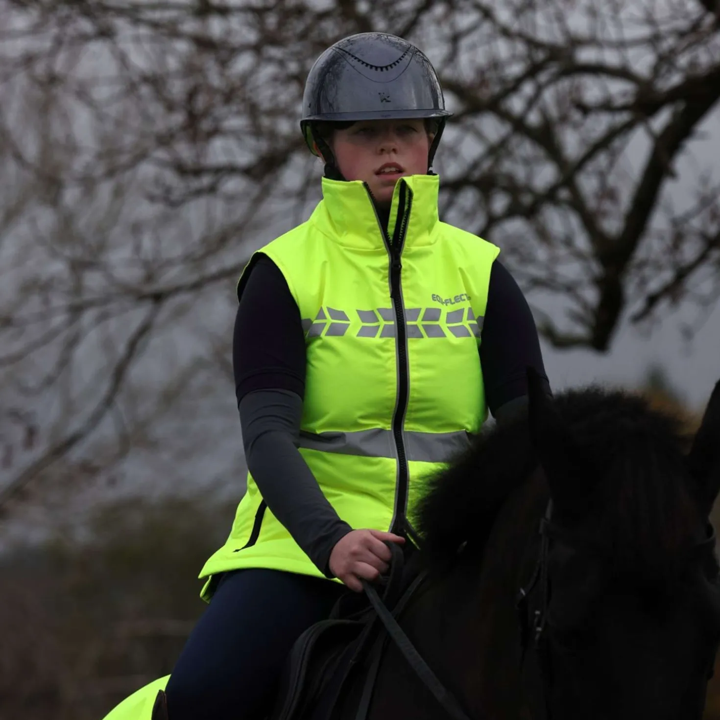 Equi-Flector by Shires Reflectiehesje Geel