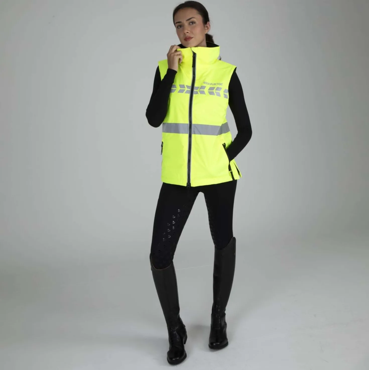 Equi-Flector by Shires Reflectiehesje Geel