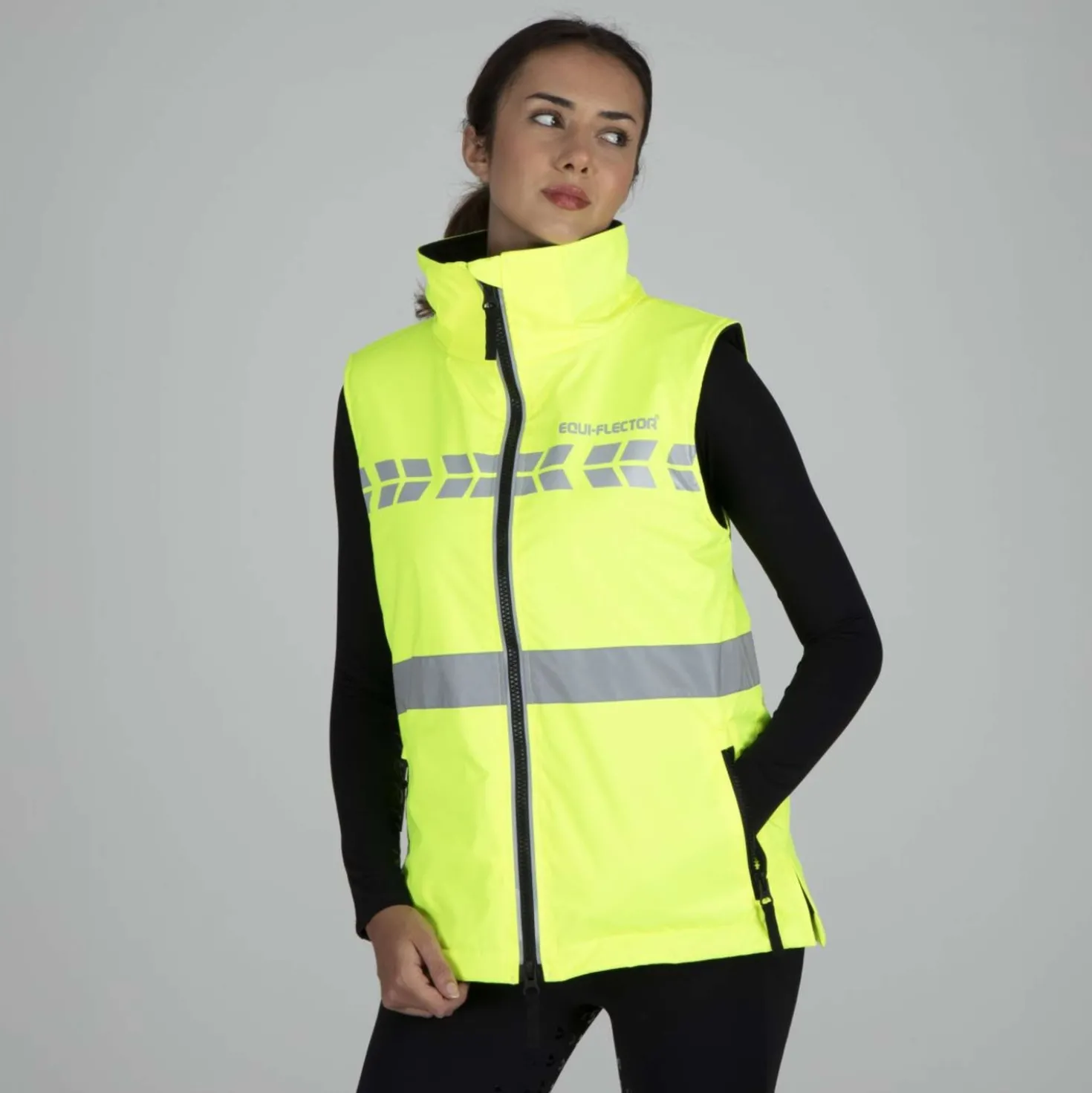 Equi-Flector by Shires Reflectiehesje Geel
