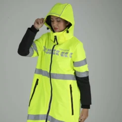 Equi-Flector by Shires Reflecterende Jas Lang Geel