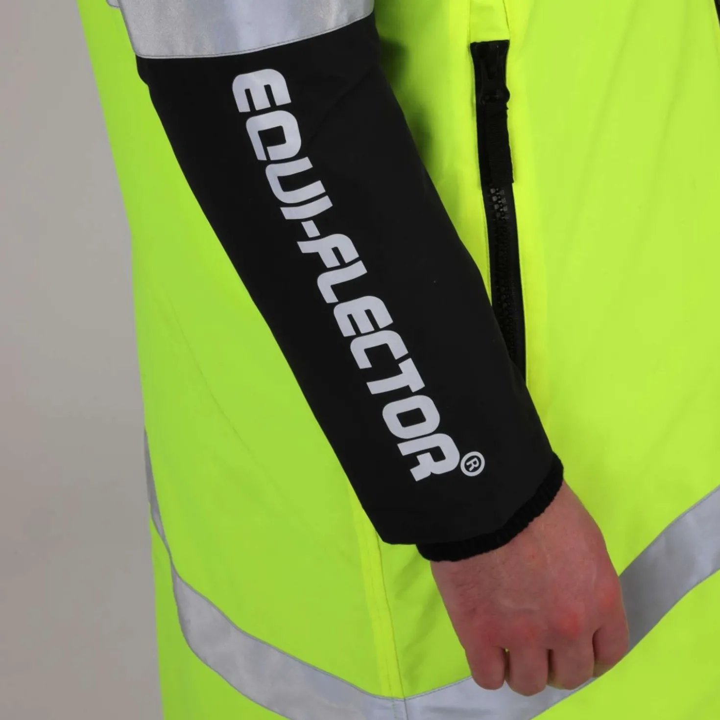 Equi-Flector by Shires Reflecterende Jas Lang Geel