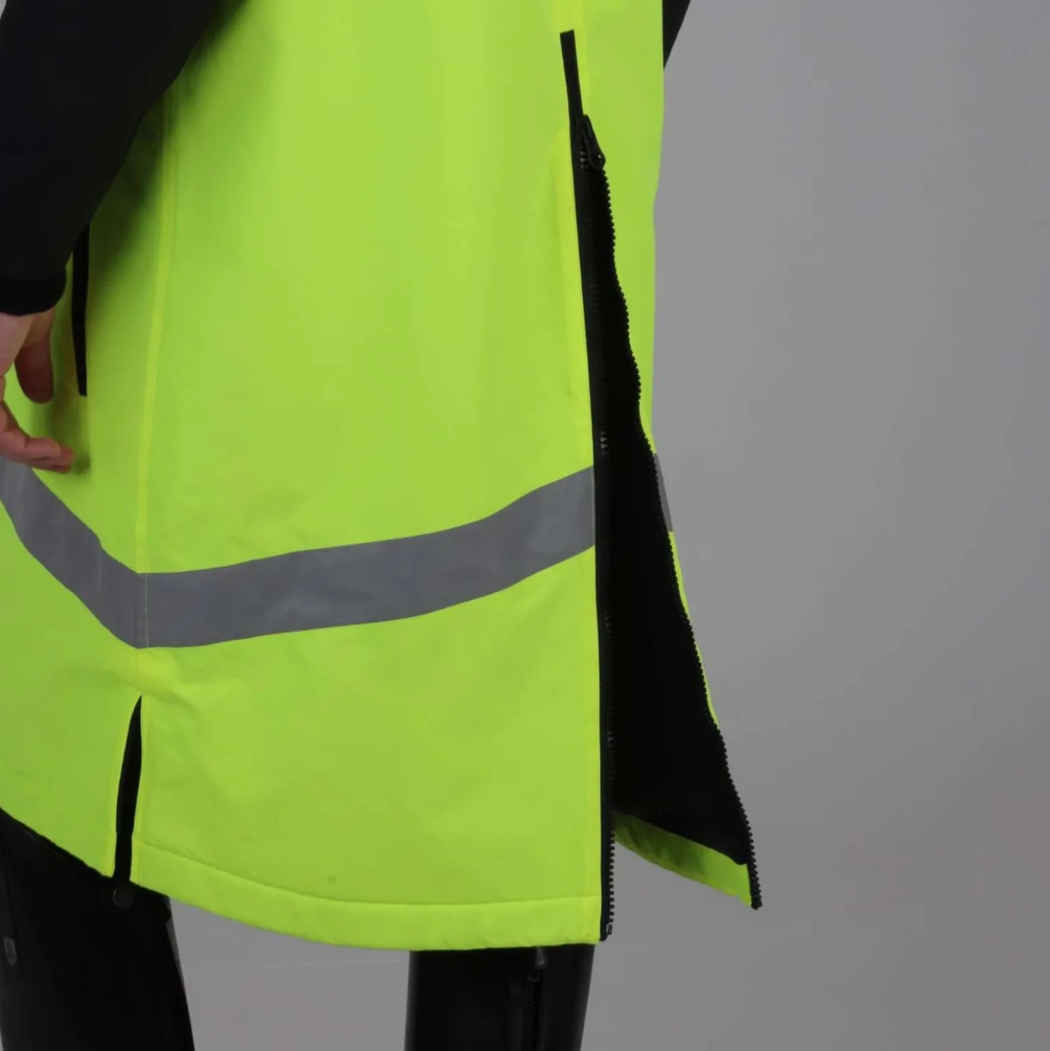 Equi-Flector by Shires Reflecterende Jas Lang Geel