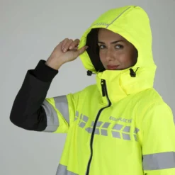 Equi-Flector by Shires Reflecterende Jas Lang Geel