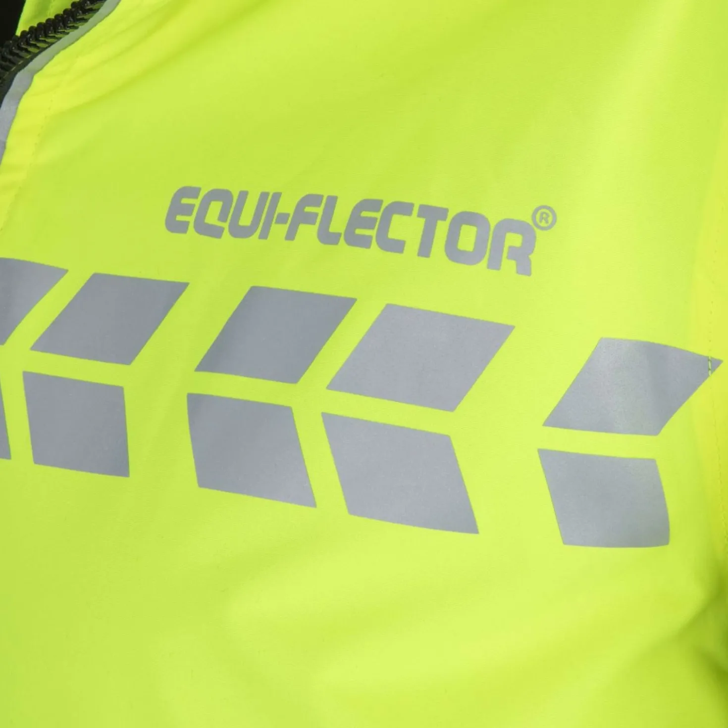 Equi-Flector by Shires Reflecterende Jas Lang Geel