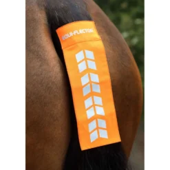 Equi-Flector by Shires Staartband Mesh Reflecterend Oranje
