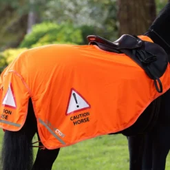 Equi-Flector by Shires Uitrijdeken Mesh Reflecterend Oranje