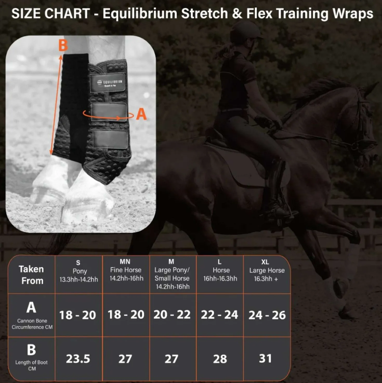 Equilibrium Beenbeschermers Stretch & Flex Training Zwart