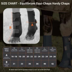Equilibrium Beenbeschermers Equi-Chaps Hardy Navy