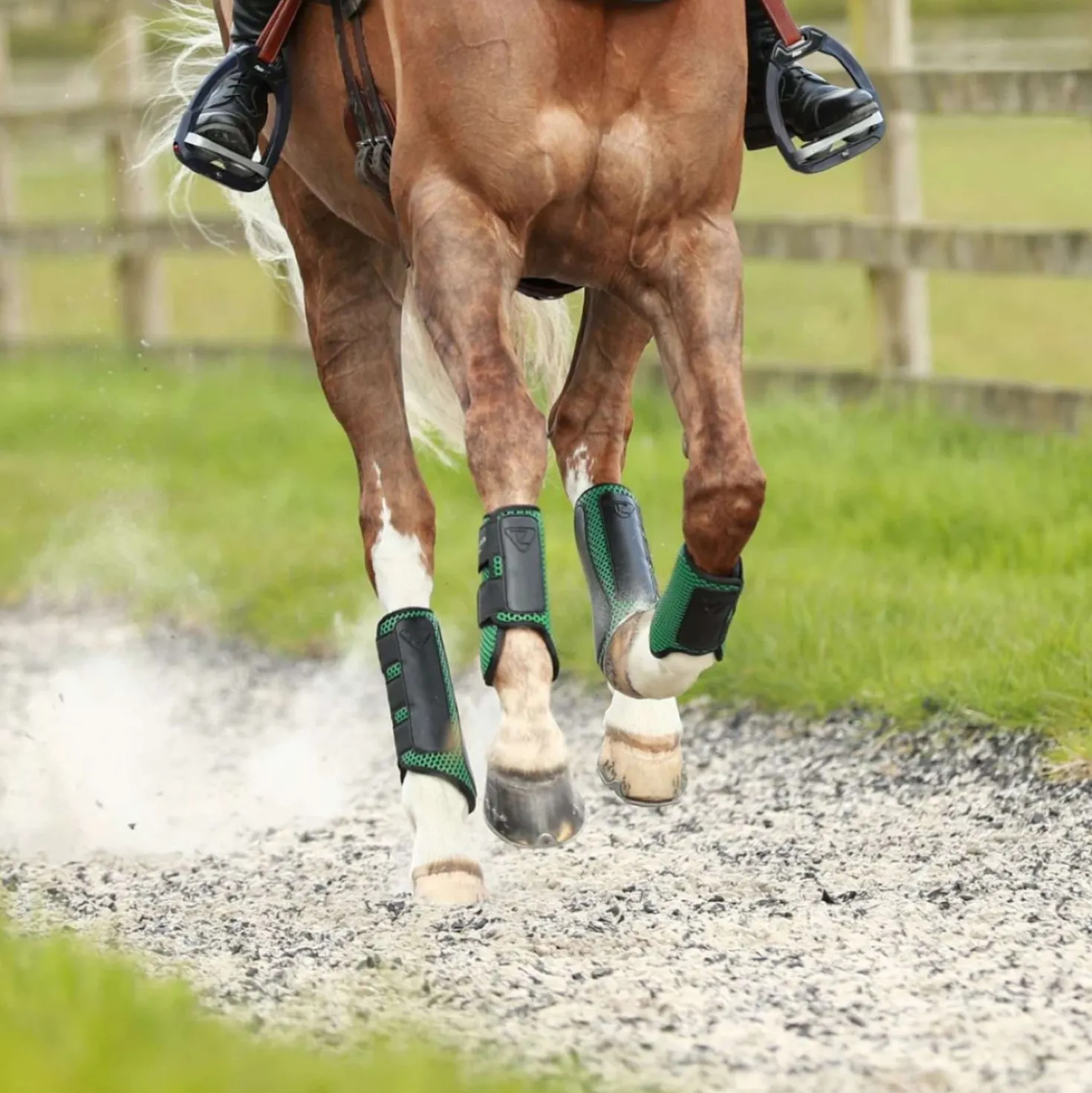 Equilibrium Beenbeschermers Tri-Zone Impact Sports Voor Hunter Green