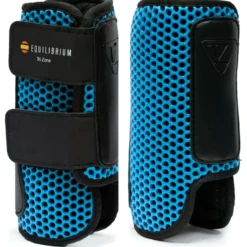Equilibrium Beenbeschermers Tri-Zone Impact Sports Voor Azure Blue