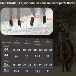 Equilibrium Beenbeschermers Tri-Zone Impact Sports Voor Azure Blue