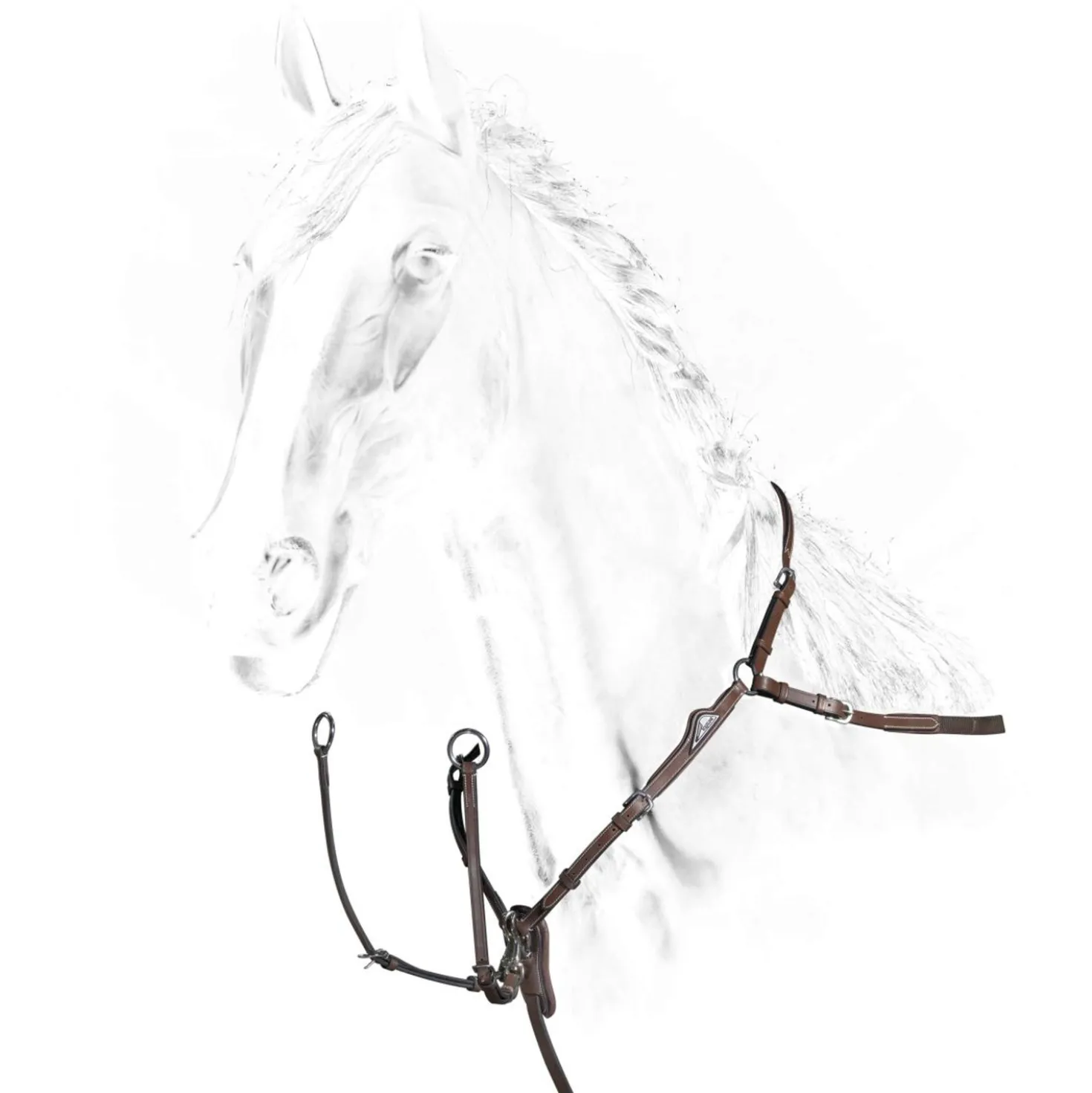 Equiline Borsttuig Bruin
