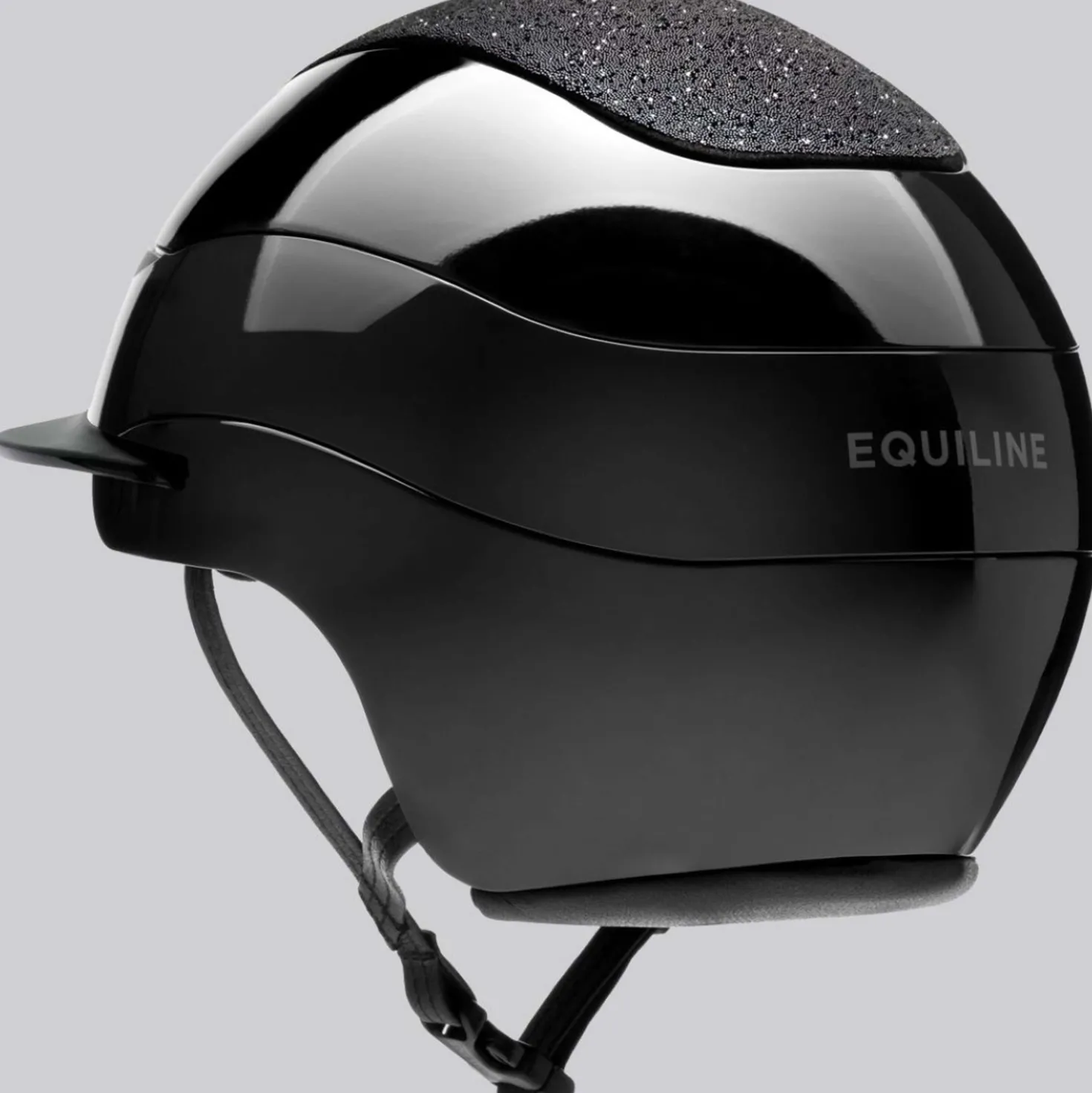 Equiline Cap Xanto Swarovski Zwart