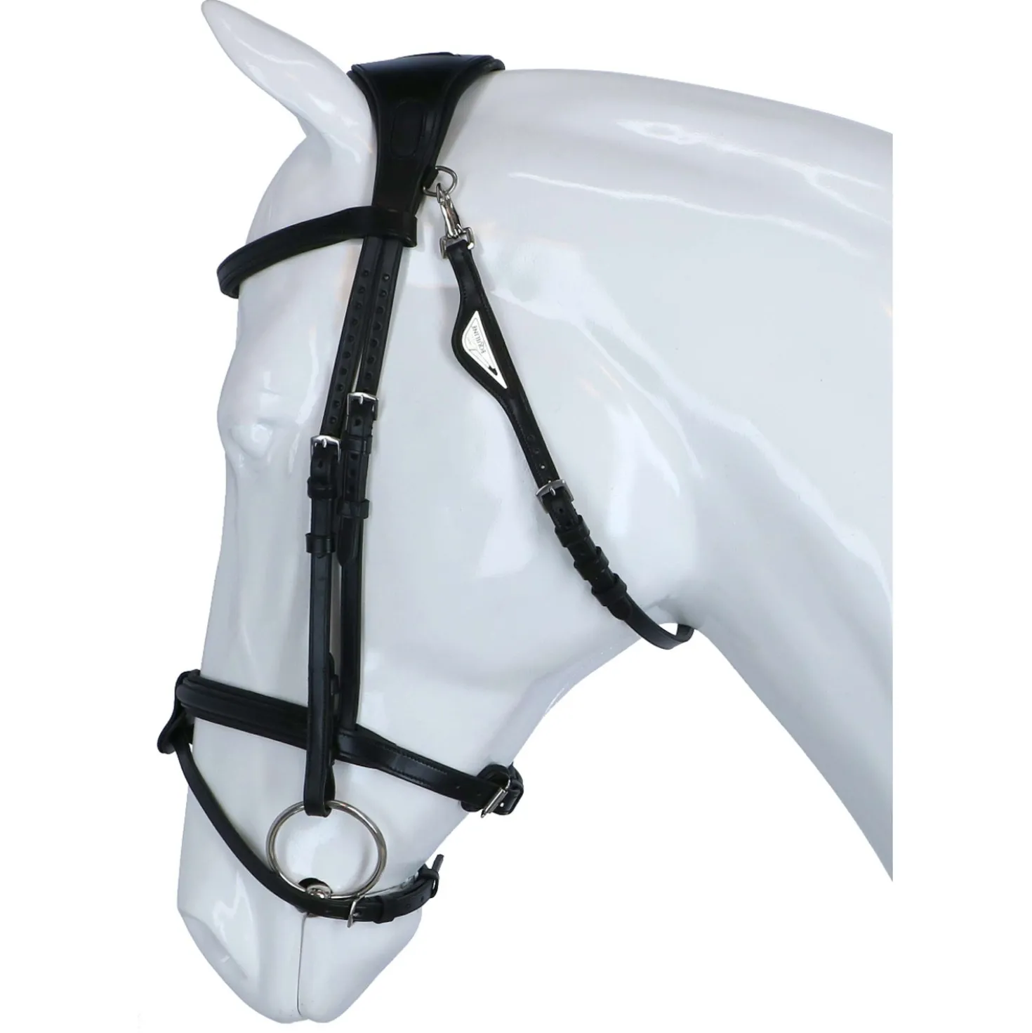 Equiline Hoofdstel JP Anatomisch Zwart