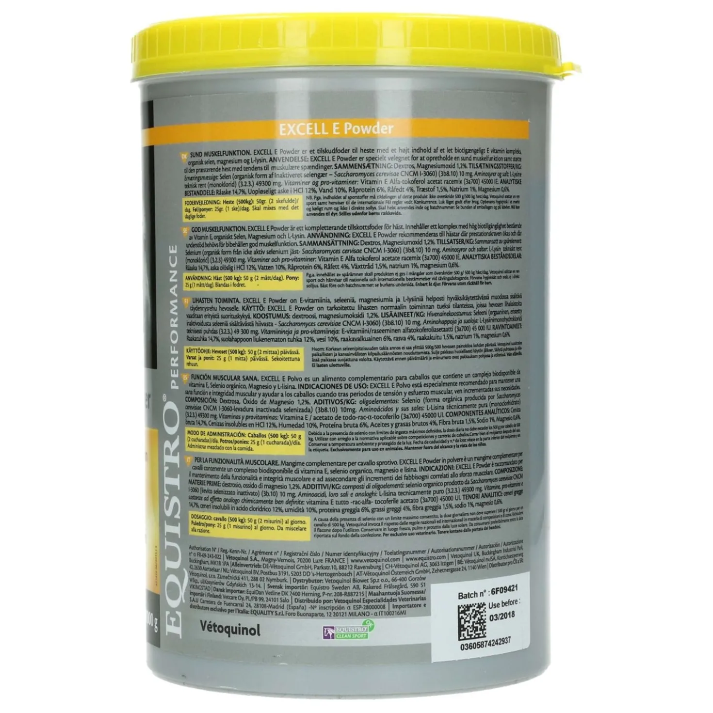 Equistro Excell E Powder Paard