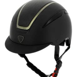 EQUITHÈME Cap Agris Zwart/Chroom/Carbon