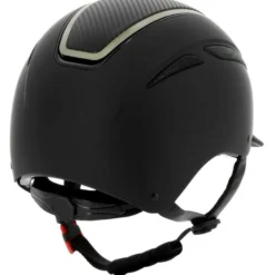 EQUITHÈME Cap Agris Zwart/Chroom/Carbon