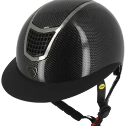 EQUITHÈME Cap Airy LM Mips Zwart/Carbon