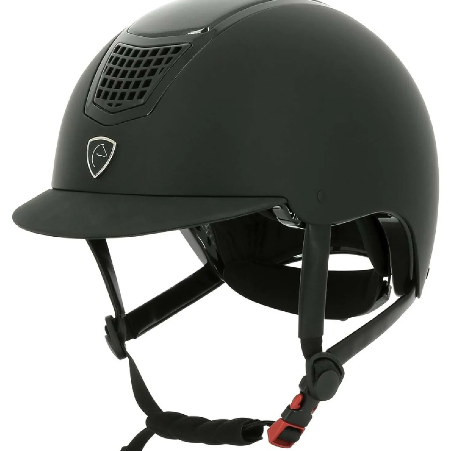EQUITHÈME Cap Airy Zwart/Carbon