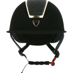 EQUITHÈME Cap Glint Lamé Zwart/Roségoud