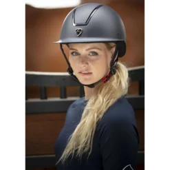 EQUITHÈME Cap Glint Mat Blauw/Blauw