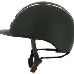 EQUITHÈME Cap Glint Mat Zwart/Roségoud