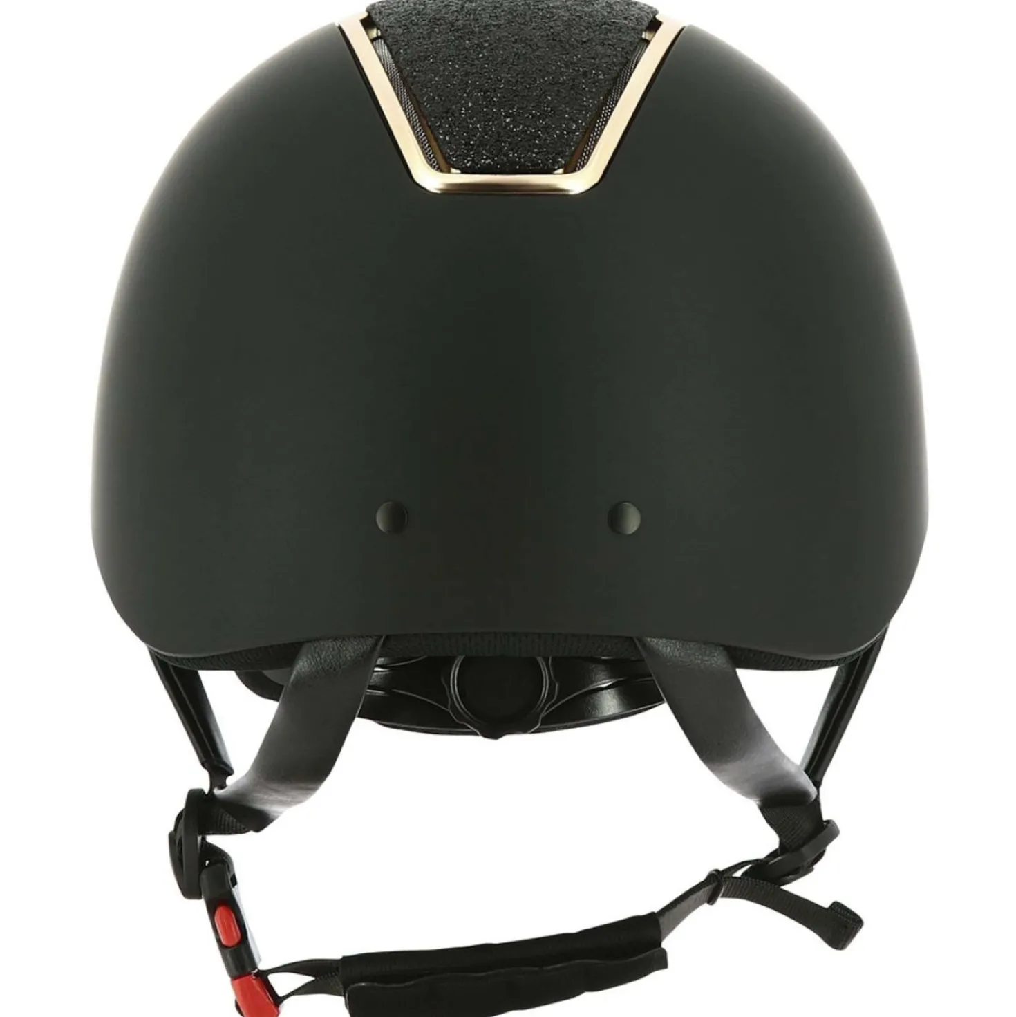 EQUITHÈME Cap Glint Mat Zwart/Roségoud