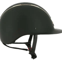 EQUITHÈME Cap Glint Mat Zwart/Roségoud