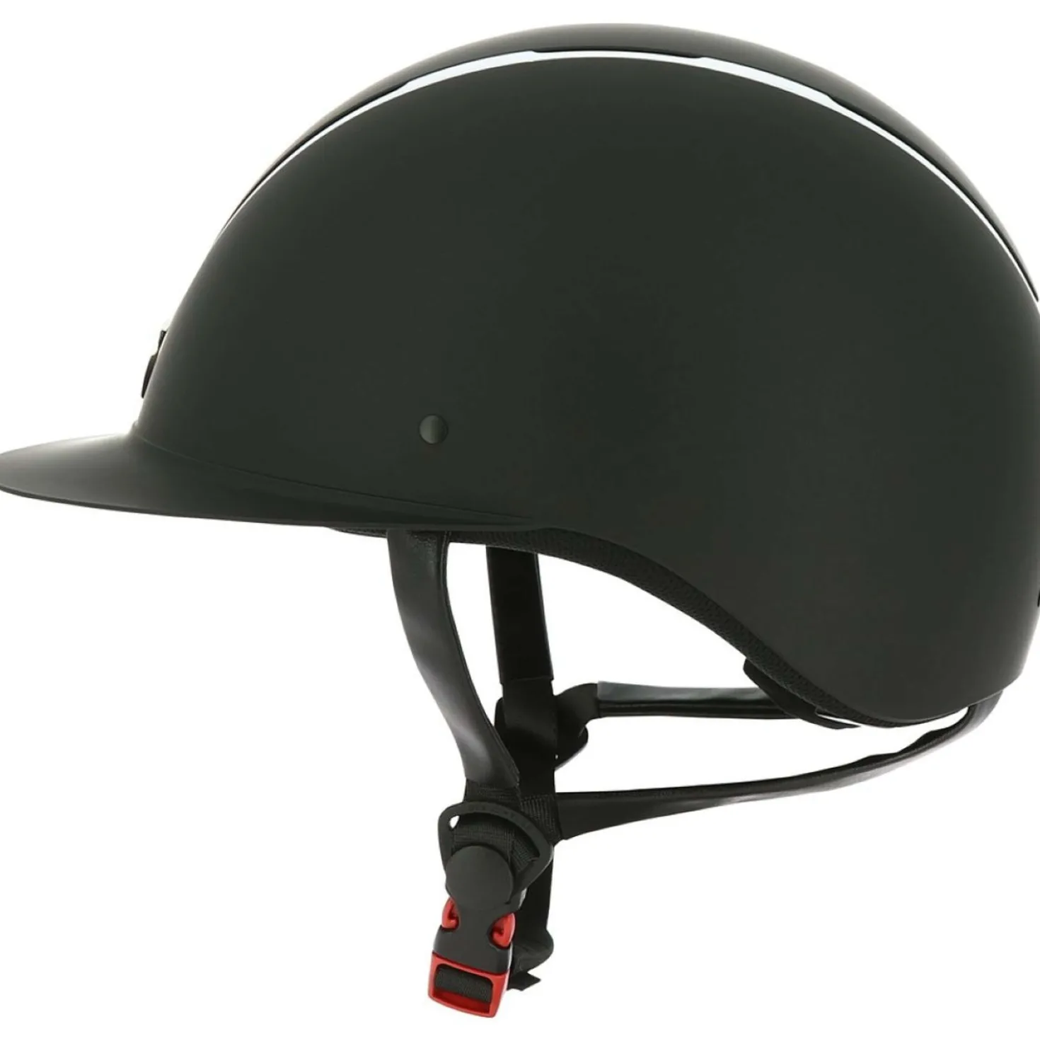 EQUITHÈME Cap Glint Mat Zwart/Zilver