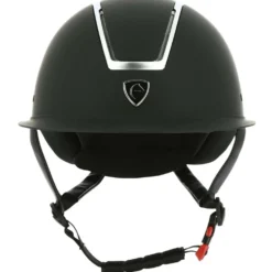 EQUITHÈME Cap Glint Mat Zwart/Zilver