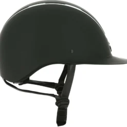 EQUITHÈME Cap Glint Mat Zwart/Zilver