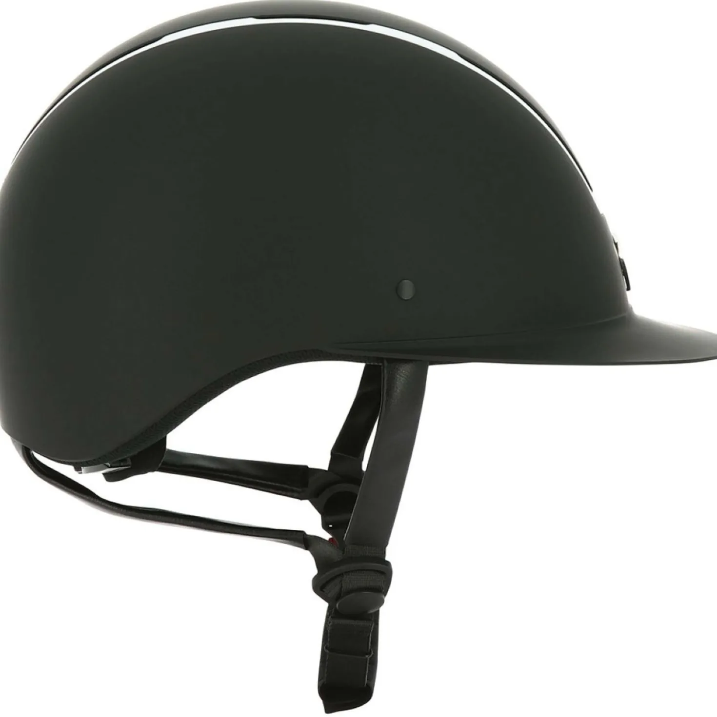 EQUITHÈME Cap Glint Mat Zwart/Zilver