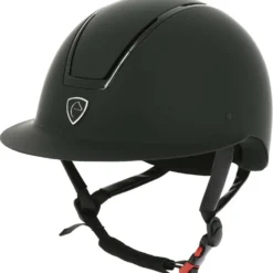 EQUITHÈME Cap Glint Mat Zwart/Zwart