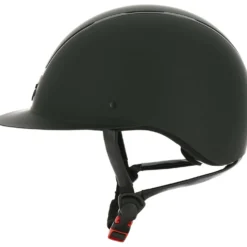 EQUITHÈME Cap Glint Mat Zwart/Zwart
