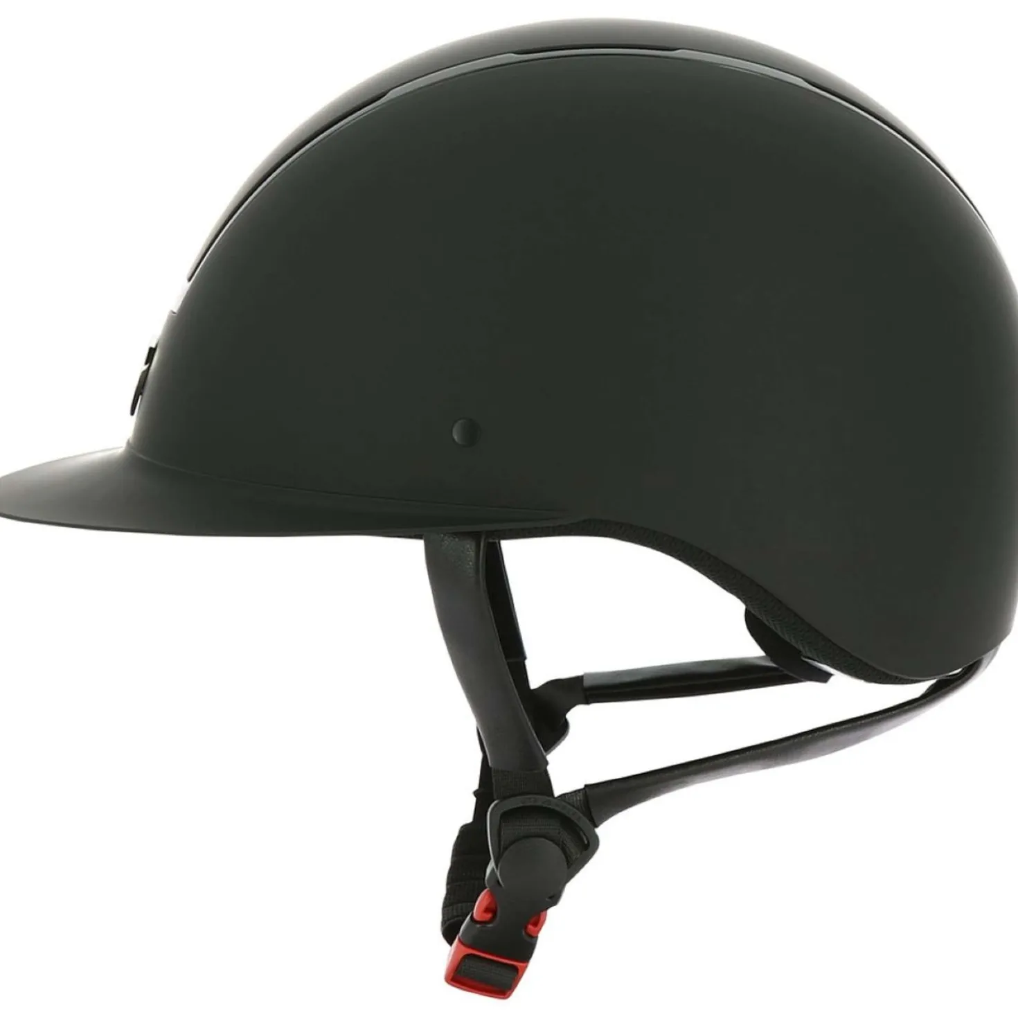 EQUITHÈME Cap Glint Mat Zwart/Zwart